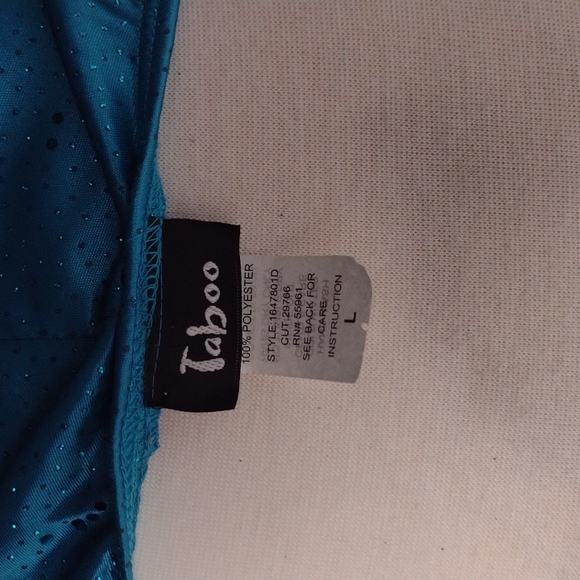 Taboo Blue Sequin Party Dress - Picture 4 of 4